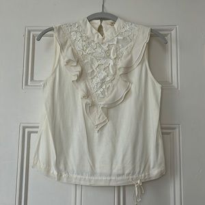 NWT Tiny Emma Lace Ruffle Tank from Anthropologie